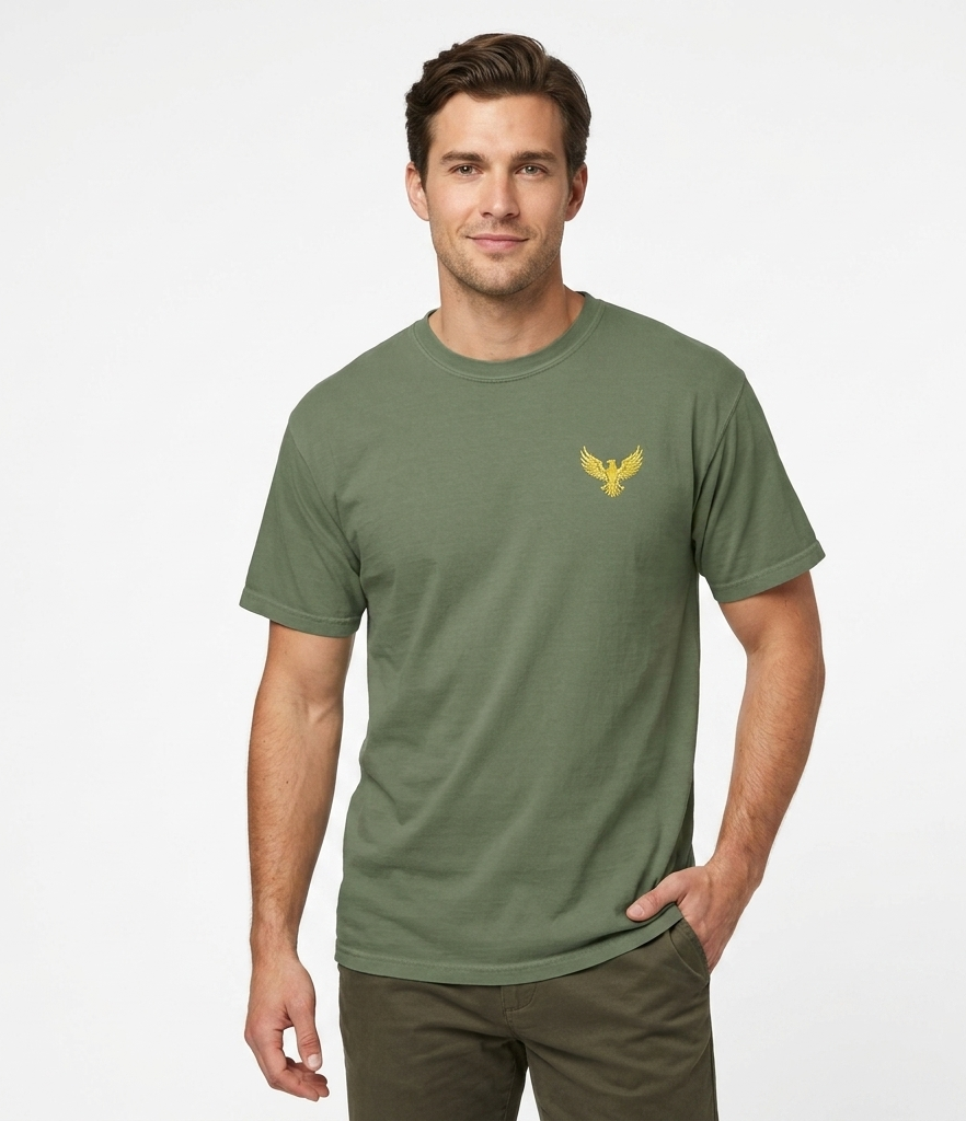 PrintzEx Heritage Tee — Garment Dyed Premium Cotton