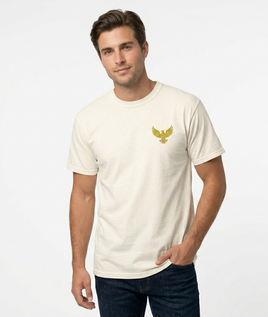 PrintzEx Heritage Tee — Garment Dyed Premium Cotton