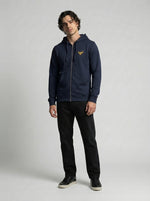 PrintzEx Heritage Zip Hoodie — Premium Fleece with Gold Eagle