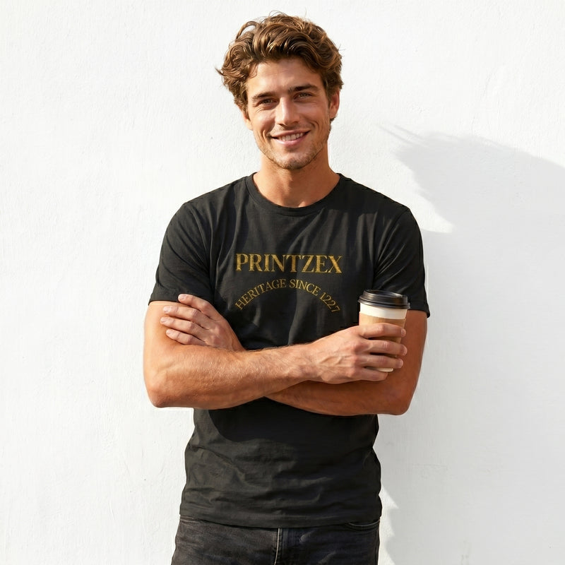 PrintzEx Signature Tee — Airlume Cotton Premium Jersey