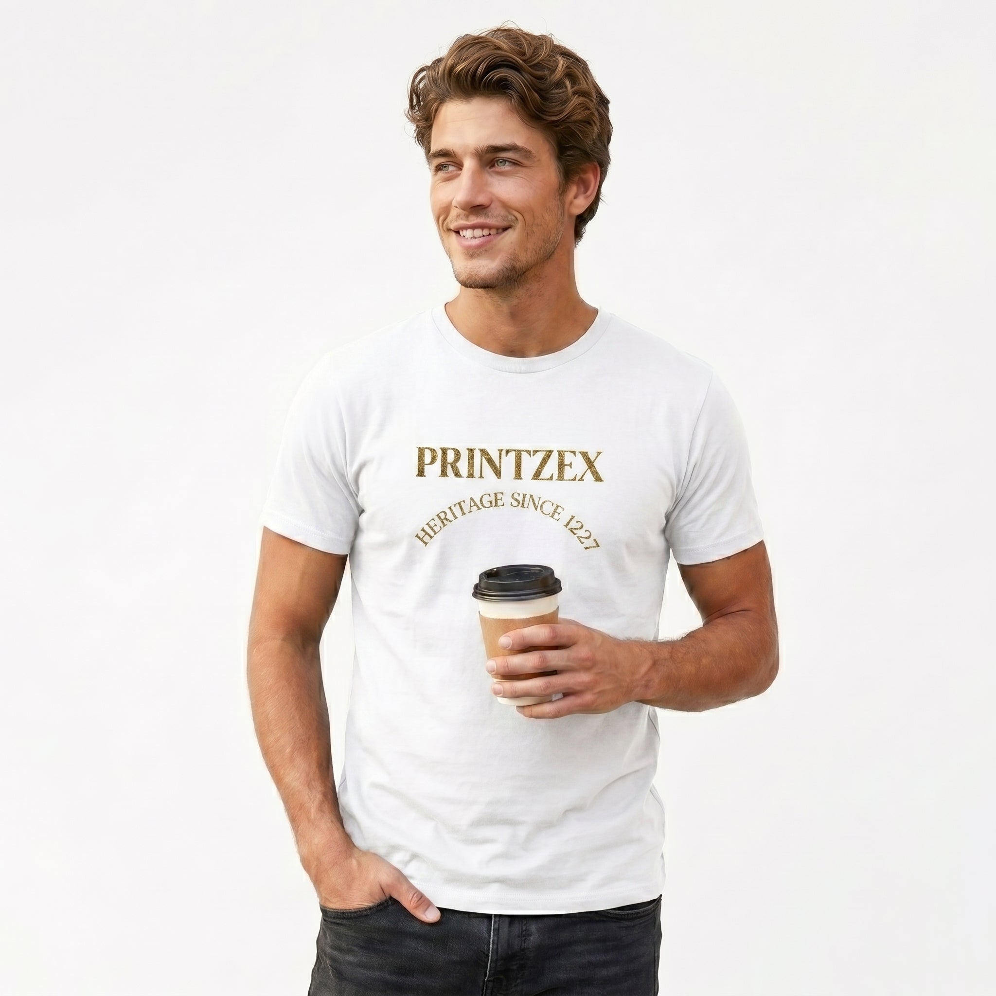 PrintzEx Signature Tee — Airlume Cotton Premium Jersey