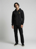 PrintzEx Heritage Zip Hoodie — Premium Fleece with Gold Eagle