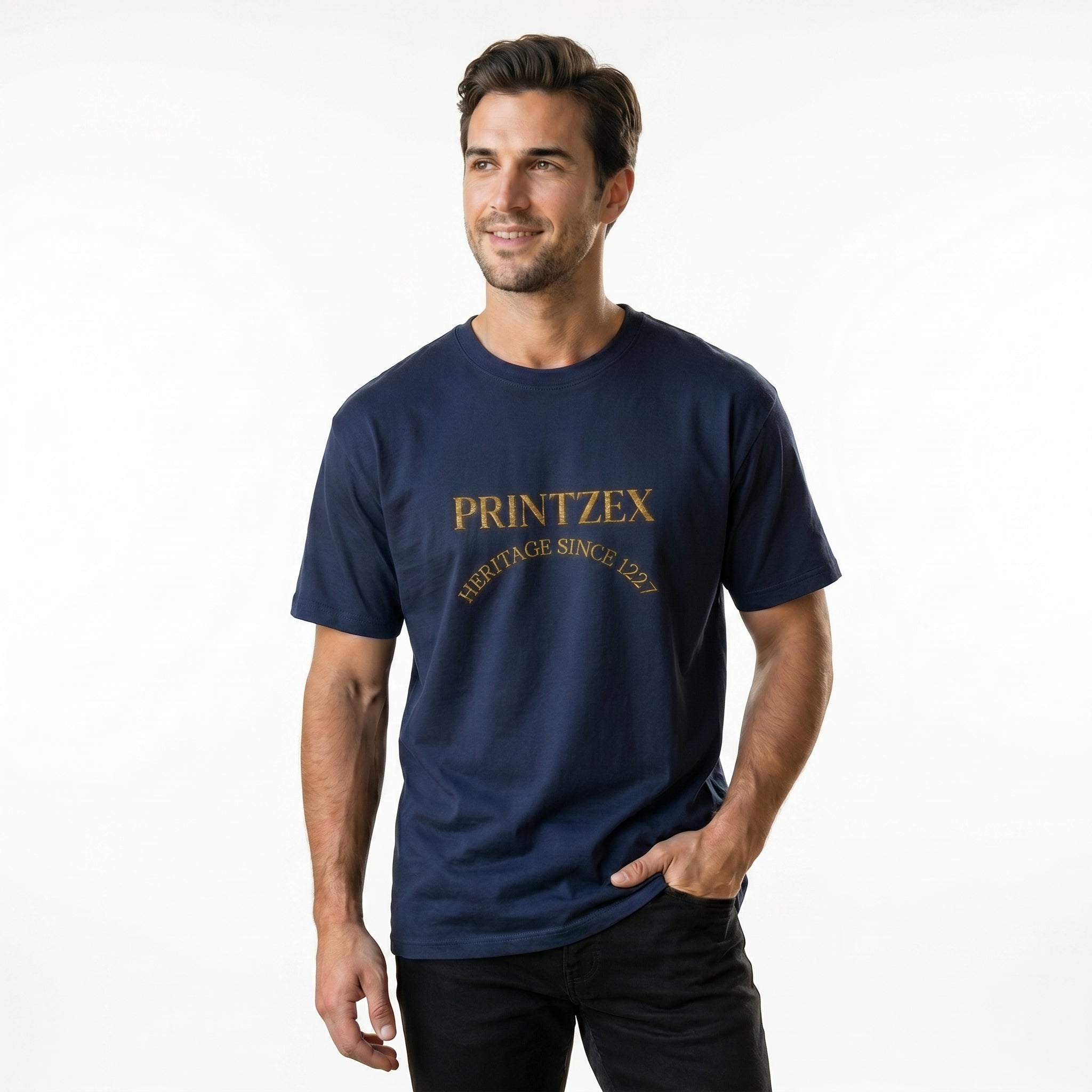 PrintzEx Signature Tee — Airlume Cotton Premium Jersey